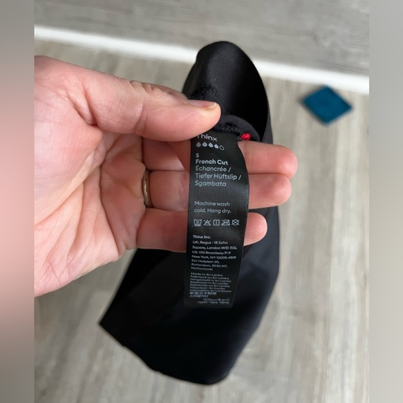 NWT Thinx Womens Period Underwear French Cut Heavy Black - Size Small - Picture 5 of 6